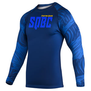 Chemise de compression Blue Jiu Jitsu Rash Guard Best Design MMA Rash Guard et engrenages BJJ de haute qualité - Product Image 6