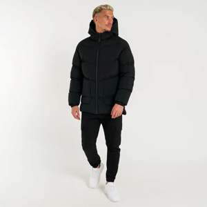 Veste matelassée Veste matelassée en argile-Coupe régulière, poignets élastiques, conception à double poche avec détails en métal et poche interne - Product Image 1