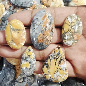 พลอยมาลิกาโนแจสเปอร์ธรรมชาติแบบขายส่ง รูปทรงผสม สำหรับทำเครื่องประดับ แบบฝังขอบ ไม่ผ่านการอบสี คุณภาพดีที่สุด - Product Image 3