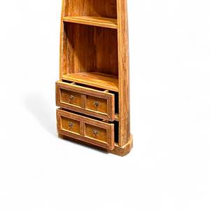 Estantería de Madera Rústica para el Hogar, Oficina, Sala de Estar, Dormitorio, Escuela, Hotel, Gabinete Metálico Resistente para Almacenamiento de Libros - Product Image 3