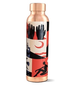 Botellas de cobre a prueba de fugas | Hecho a mano | Beneficios naturales para la salud | Calidad superior | Opciones impresas personalizadas con caja de regalo - Product Image 6