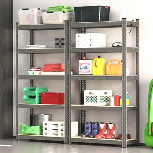 5-שכבות חובה כבדה אחסון מתכת מדף ייצור מדף ייצור מדפים ללא דופי - Product Image 5