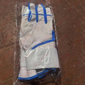 ถุงมือเบสบอลหนังวัวแท้กันลื่นสายรัดข้อมือยืดหยุ่นได้ดีไซน์แบบ OEM - Product Image 2