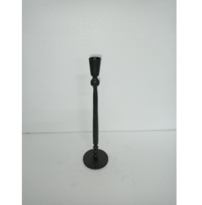 Metal Candlestick <b>Holder</b> Black Color Scandinavian Elegance Sleek Refined Irresistibly Modern Handmade Durable Christmas - Product Image 4