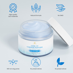 Crema Facial <span class=keywords><strong>de</strong></span> Péptidos <span class=keywords><strong>de</strong></span> Cobre Ghk-Cu Antiarrugas y Aclarante <span class=keywords><strong>de</strong></span> Manchas Oscuras, Hidratante <span class=keywords><strong>de</strong></span> Marca Privada con MOQ Bajo - Product Image 3