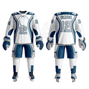 Uniforme de hockey sur glace personnalisé professionnel 2025 uniforme de hockey sur glace léger à manches longues - Product Image 6