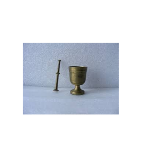 Mortero de latón, mazo y piedra natural, conjunto de mortero y Mazo para moler y tamaño personalizado, gran oferta - Product Image 5