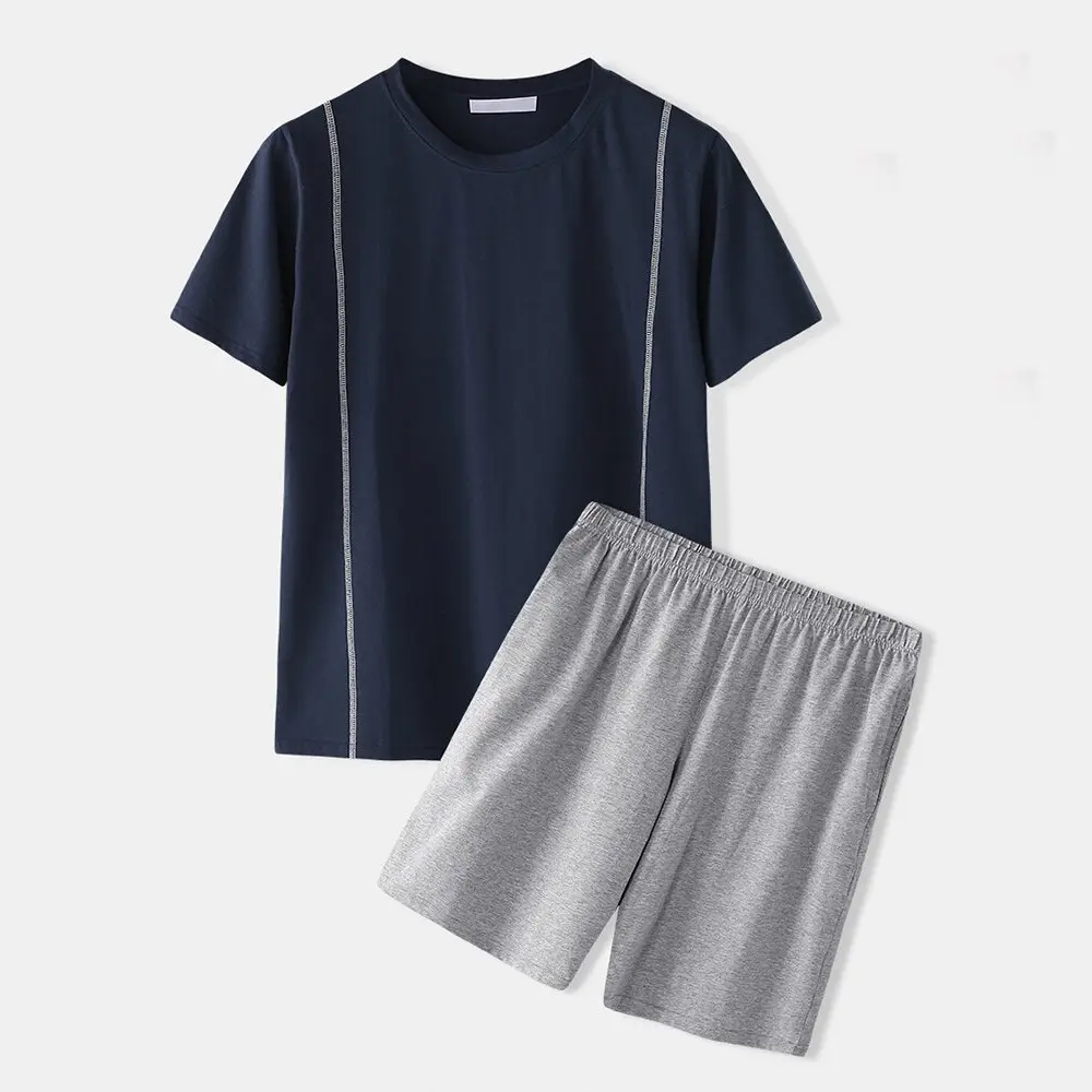 Ensemble short deux pièces à impression bouffante personnalisé de haute qualité pour hommes ensemble d'été respirant t-shirt et court