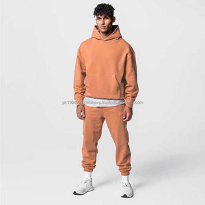 Survêtements personnalisés avec logo pour hommes, ensembles de survêtements de sport pour la salle de sport, vêtements de sport, survêtements d'entraînement, jogging, ensemble deux pièces avec sweat-shirt et pantalon - Product Image 5