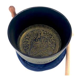 Dernier Design Moderne Mantra Spirituel Bol Chantant en Aluminium Yoga Thérapie Sonore Guérison Méditation Bol Chantant Forme Ronde - Product Image 6