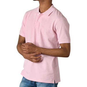 Polo transpirable para hombre, camiseta de golf en blanco de color sólido con logotipo personalizado para aspecto deportivo vibrante, polos de alta calidad para hombre - Product Image 4
