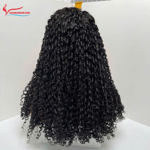 Meilleures ventes Thanh an Hair T207 Extensions de cheveux vierges Remy 100% vietnamiennes pour perruque bouclée Cheveux noirs 100g - Product Image 4