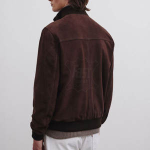 Chaquetas de Cuero para Hombre a Bajo Precio, Chaqueta de Cuero Bomber de Moda para Hombre Hecha a Medida al por Mayor, Hecha en Pakistán - Product Image 3