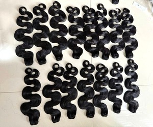 ¡Cabello Barato! Extensiones de Cabello Virgen Remy Vietnamita AZURA HAIR, 100% Naturales, Onduladas, Doble Trama Profunda, Color Negro, Sin Costuras, de Lujo - Product Image 3