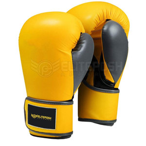 Gants de boxe personnalisés professionnels Gants en cuir fabriqués en usine avec des options de matériau de couleur - Product Image 1