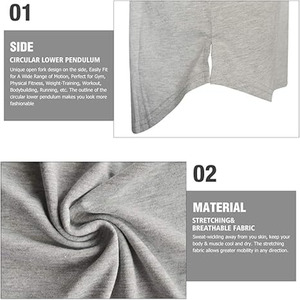 เสื้อกล้ามผู้ชายผ้าฝ้ายคุณภาพสูงสำหรับฤดูร้อน เสื้อกล้ามออกกำลังกาย เสื้อกล้ามผู้ชายไซส์ใหญ่ - Product Image 6