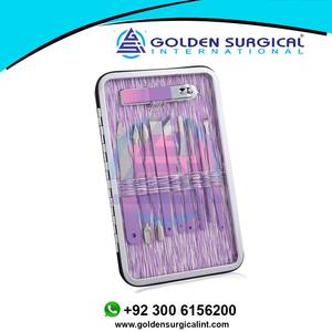 Kit de Manicura Profesional para Mujer, Set de Cortaúñas -16 Piezas, Herramientas de Cuidado de Pedicura de Acero Inoxidable - Product Image 3