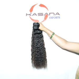 Extensiones de Cabello Remy Ondulado Profundo 100% Indio para Mujer, Cutícula Alineada, Color Negro Natural, Sin Químicos, Cabello Humano de Encaje Completo al por Mayor - Product Image 1