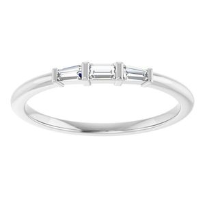 แหวนสแตลเลอร์ รอมแมนติก ทรีสโตน สแตคเคเบิล ริง ทอง 10k แพลตตินั่ม 14k เพชรทรงมาร์คีส์ ชุบโรเดียม เหมาะสำหรับสวมใส่ทุกวัน - Product Image 3