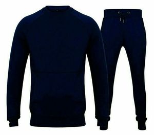 Survêtement uni pour hommes pulls en molleton de marque sweats en coton pour jogging survêtements de sport confortables - Product Image 6