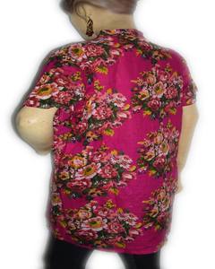 100% Cotton Eco-Friendly Tunic/Top Plated Flower Print Summer Casual Style Indian Kurti Breathable and Natural Washable - Product Image 3