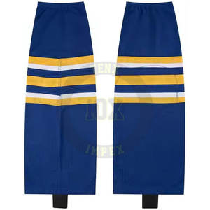 Chaussettes de hockey sur glace personnalisées 2025 avec des couleurs d'équipe et des chaussettes de hockey sur glace en tissu extensible respirant - Product Image 2