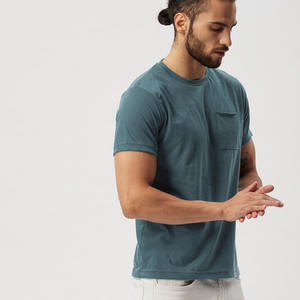 T-shirts à manches courtes de haute qualité en gros, taille plus, logo personnalisé, t-shirt en coton premium, t-shirts en microfibre surdimensionnés pour hommes - Product Image 2