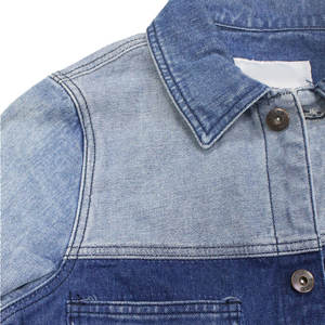 แจ็กเก็ตยีนส์ผ้าฝ้าย100% แขนเต็มเข้ารูปสำหรับฤดูหนาวขนาดพลัสไซส์ออกแบบได้ตามต้องการ - Product Image 6