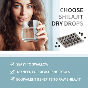 Meilleures ventes 100% Shilajit de l'Himalaya original Gouttes sèches Shilajit pur naturel 60 comprimés pour l'énergie, la force et le soutien de la puissance - Product Image 2