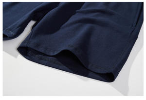 2025 hommes survêtement coton Shorts sweat hommes Fitness course français éponge court respirant Gym Shorts 100% coton Shorts - Product Image 5