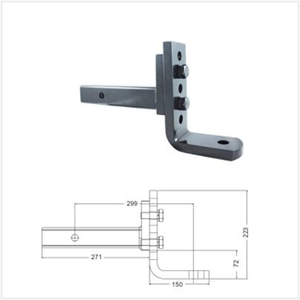 Meilleures offres de Remorques à billes réglables 4x4 et 5 trous et pièces de machines agricoles Remorquage - Product Image 2