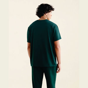 Logo personnalisé de haute qualité poids lourd coupe décontractée surdimensionné t-shirts couverture de pompe Gym Fitness Vintage lavage à l'acide t-shirt pour hommes - Product Image 3