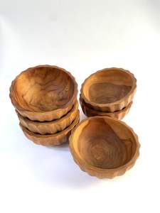 Set of 2 Antique Design Design square Shape Food Serving Bowl Exclusive Quality Wooden Bowl From Whole <b>Sale</b> Suppliers - Product Image 6