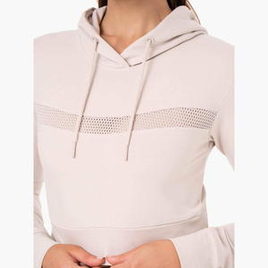 Sweat-shirt à capuche avec logo personnalisé pour femmes, sweat-shirt à capuche streetwear avec cordon de serrage pour l'hiver et l'automne - Product Image 4