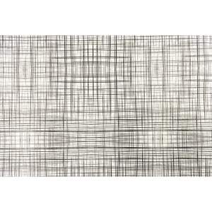 Nappe blanche 120x120cm à imprimé noir urbain, en papier professionnel, emballée sous film rétractable avec code EAN, B2B - Product Image 3