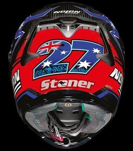 NOLAN X-803 Stoner Ultra Carbon/หมวกกันน็อคแบบเต็มใบขนาดใหญ่พร้อมจอแสดงผล - Product Image 3