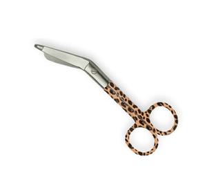 Tijeras de corte de vendaje de yeso Lister de primeros auxilios dentales médicos tijeras quirúrgicas Acero inoxidable 14 Cm leopardo fantasía CE ISO - Product Image 3