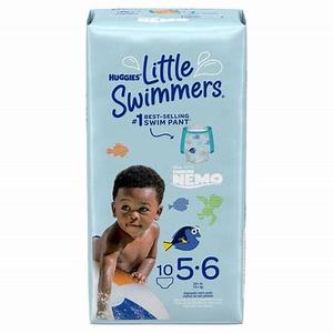 Pañales de natación desechables Huggies Little Swimmers, tamaño 5-6 (32 + Lbs), 34 Ct (2 paquetes de 17), el embalaje puede variar - Product Image 4