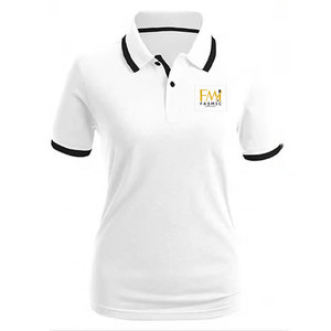 El mejor Material de sublimación para mujer para camiseta Polo Color personalizado Ajuste relajado Camiseta de manga corta para tallas grandes - Product Image 4