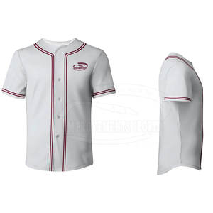 Jersey de béisbol de secado rápido para hombre Ropa deportiva transpirable Slim Fit con opción de talla grande Color sólido - Product Image 3