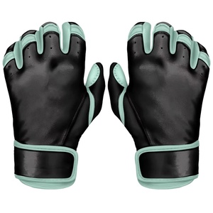Baseball Batting Gloves <b>Leather</b>/<b>Synthetic</b> <b>Leather</b> Customizable Color Lightweight Comfortable Hook Training - Product Image 1