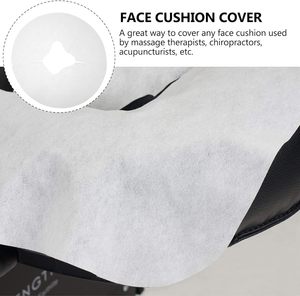 100Pcs Disposable <b>Headrest</b> Paper Pads Non-Woven Massage Face Rest Cradle <b>Pillow</b> Cushion Cover Beauty Spa Salon Bed Table - Product Image 3