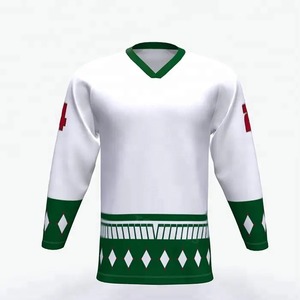 Unisex Sportswear Ice Hockey Uniform Custom Team Breathable Lightweight Waterproof Anti-Bacterial Quick Dry Polyester High - Product Image 1