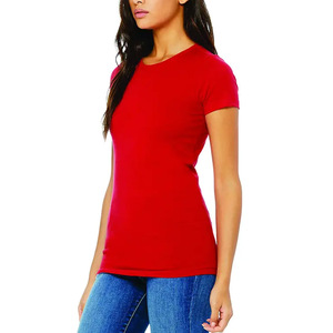 เสื้อยืดแขนสั้นสำหรับผู้หญิงเสื้อยืด100% ผ้าฝ้าย - Product Image 5