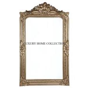 Antique Full-length Decorative Wooden <b>Floor</b> <b>Mirror</b> with Intricate Detailing for Classic and Luxurious Interior Styling - Product Image 4