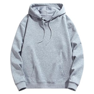 Sweat-shirts à capuche personnalisés pour femmes, couleur unie, coupe ample, logo imprimé sur le devant, tricotés, anti-boulochage, respirants - Product Image 6