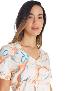 Liquidación de MOQ bajo: Conjuntos de uniformes médicos de poliéster personalizados con sublimación, blusa de punto con estampado de remolinos minerales para hombre - Product Image 3