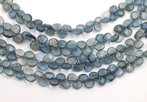 Aigue-marine en mousse naturelle en forme de cœur, pierre précieuse naturelle, taille 7x7mm - Product Image 6