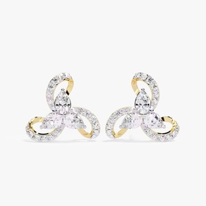 Fourniture en gros de boucles d'oreilles en diamant de laboratoire pour femmes, cadeau de bijoux à porter quotidiennement - Product Image 6