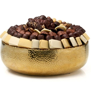 Plateau de service à chocolat martelé en métal noir classique décoration de Table bol de bonbons bol d'affichage de chocolat pour des occasions spéciales - Product Image 6